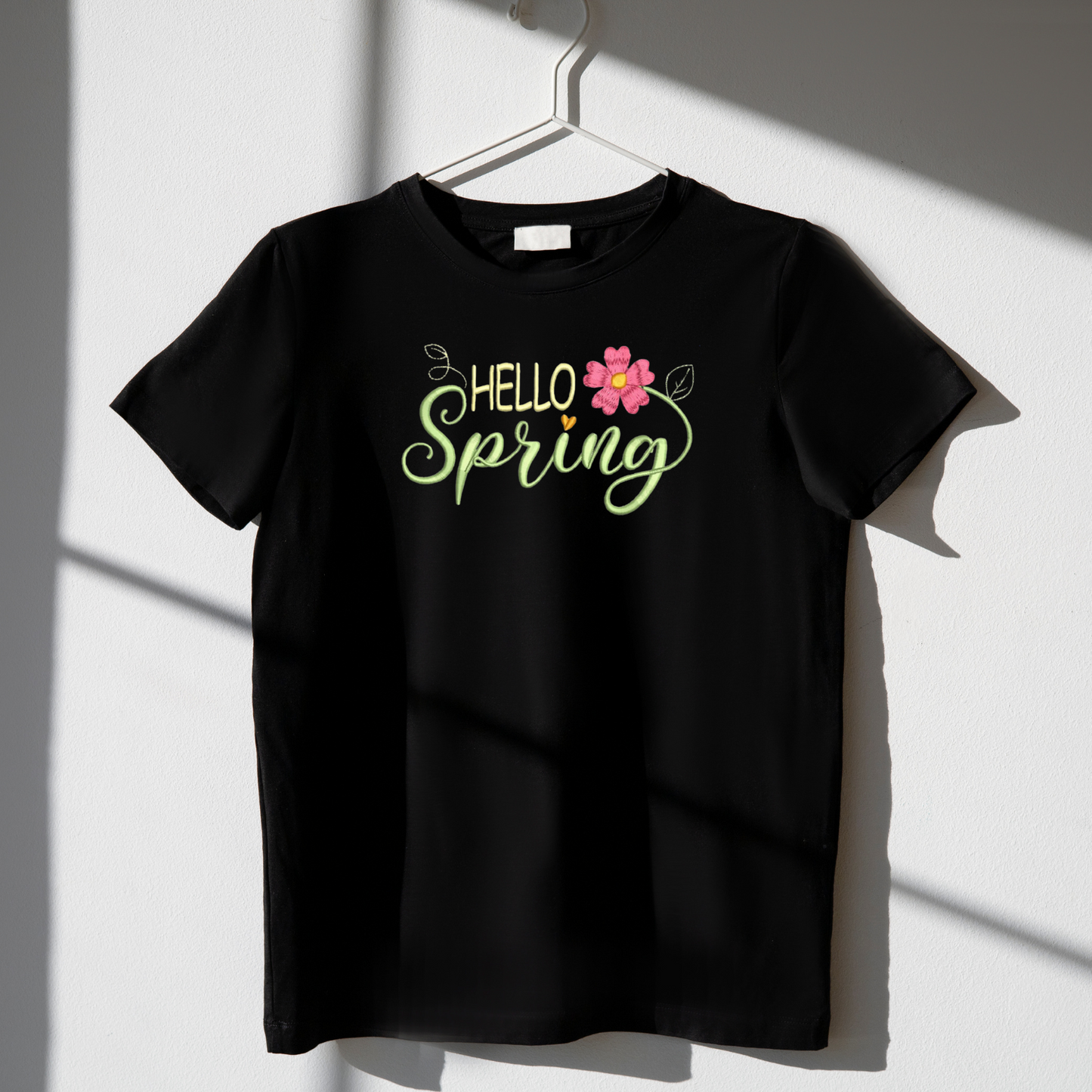 Hello Spring embroidery