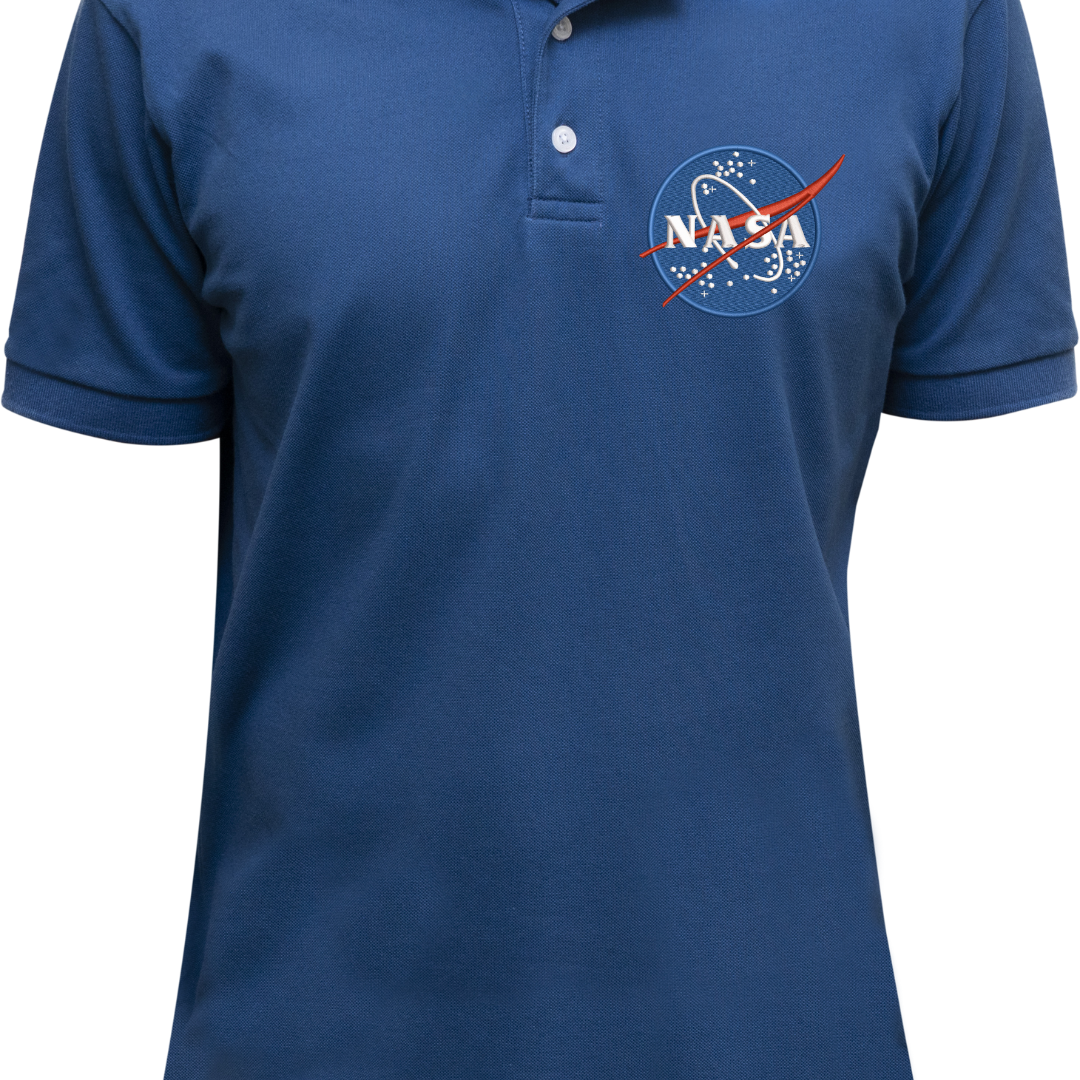 Nasa Logo Polo embroidery